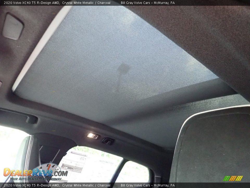 2020 Volvo XC40 T5 R-Design AWD Crystal White Metallic / Charcoal Photo #12