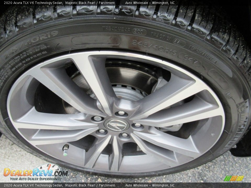2020 Acura TLX V6 Technology Sedan Majestic Black Pearl / Parchment Photo #7