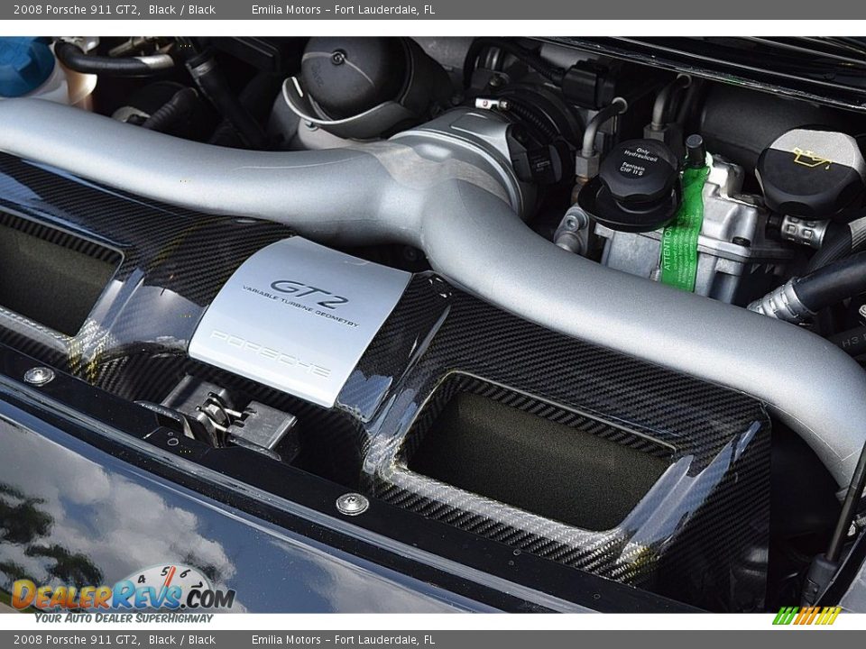 2008 Porsche 911 GT2 3.6 Liter Twin-Turbocharged DOHC 24V VarioCam Flat 6 Cylinder Engine Photo #48