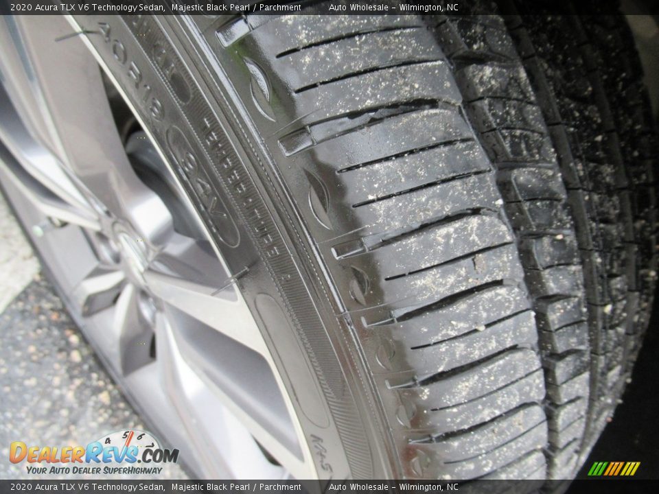2020 Acura TLX V6 Technology Sedan Majestic Black Pearl / Parchment Photo #8
