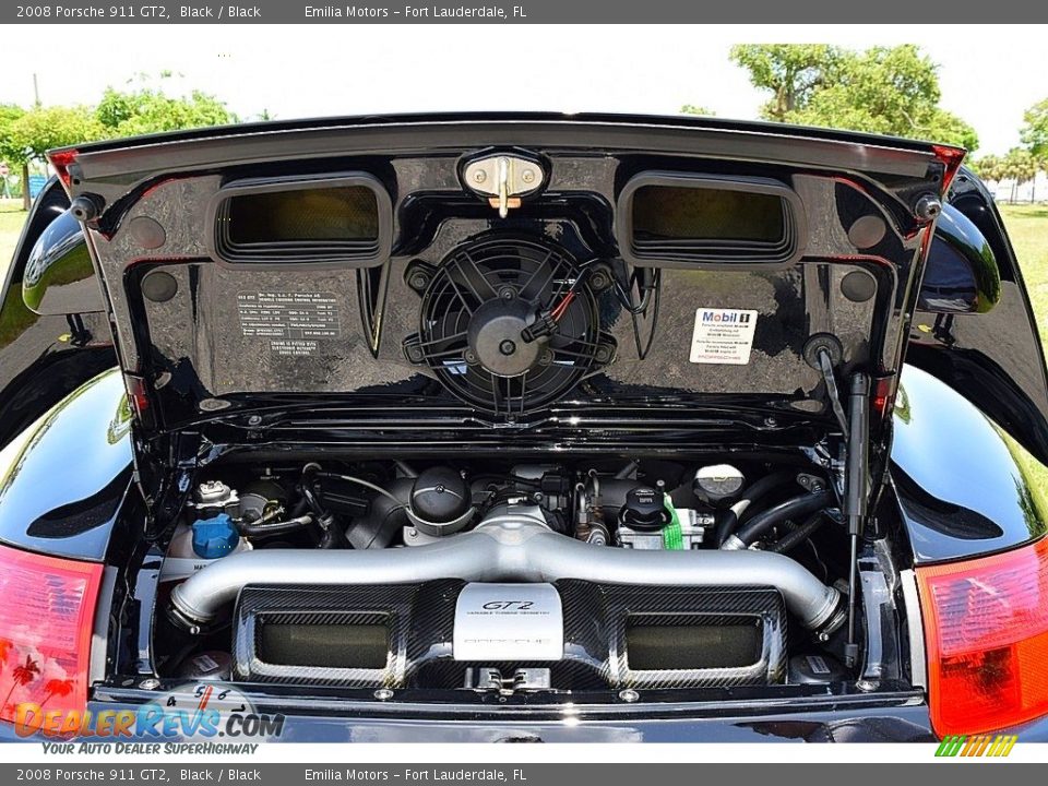 2008 Porsche 911 GT2 3.6 Liter Twin-Turbocharged DOHC 24V VarioCam Flat 6 Cylinder Engine Photo #50