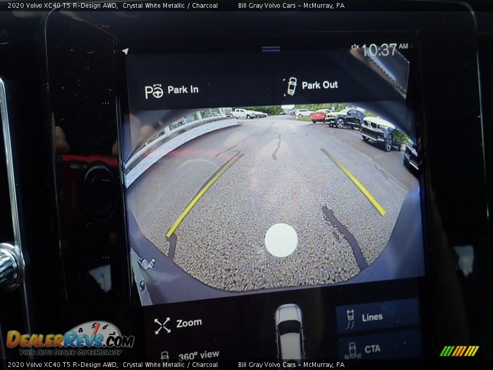 2020 Volvo XC40 T5 R-Design AWD Crystal White Metallic / Charcoal Photo #15