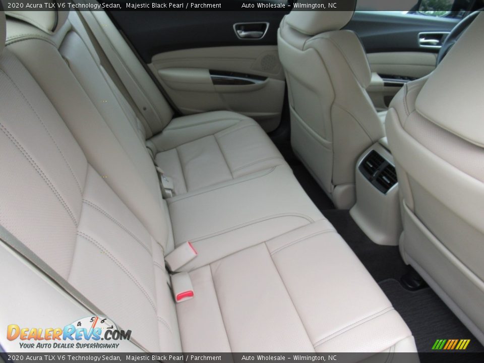 2020 Acura TLX V6 Technology Sedan Majestic Black Pearl / Parchment Photo #14