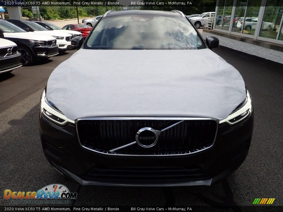 2020 Volvo XC60 T5 AWD Momentum Pine Grey Metallic / Blonde Photo #6