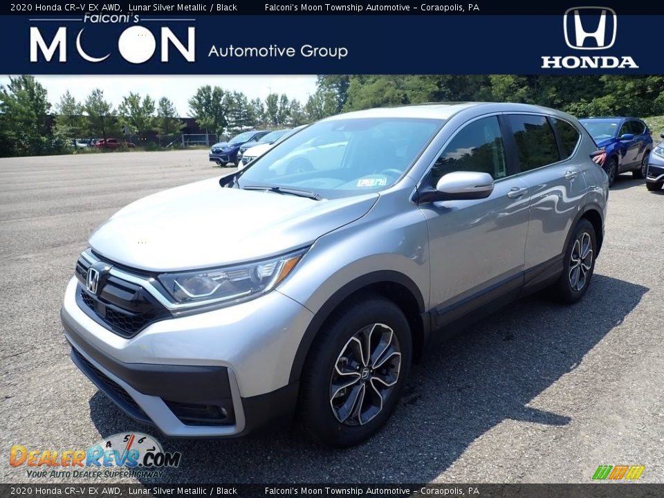 2020 Honda CR-V EX AWD Lunar Silver Metallic / Black Photo #1