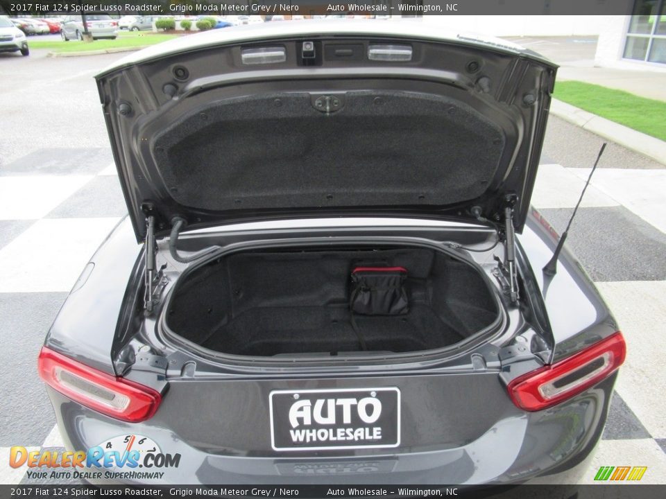 2017 Fiat 124 Spider Lusso Roadster Grigio Moda Meteor Grey / Nero Photo #5