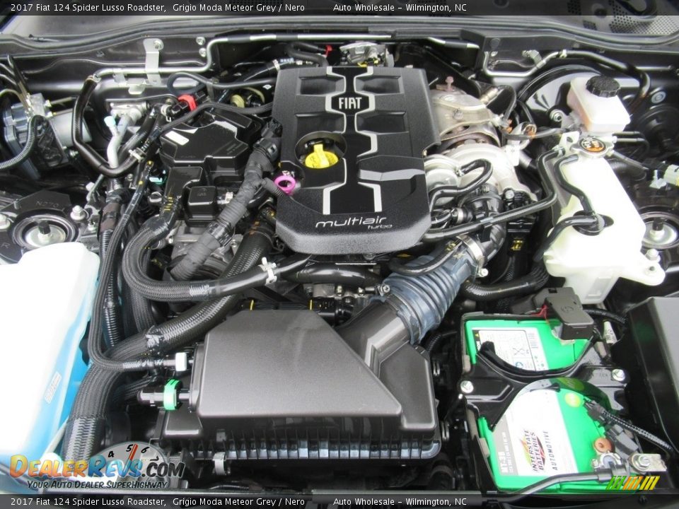 2017 Fiat 124 Spider Lusso Roadster Grigio Moda Meteor Grey / Nero Photo #6