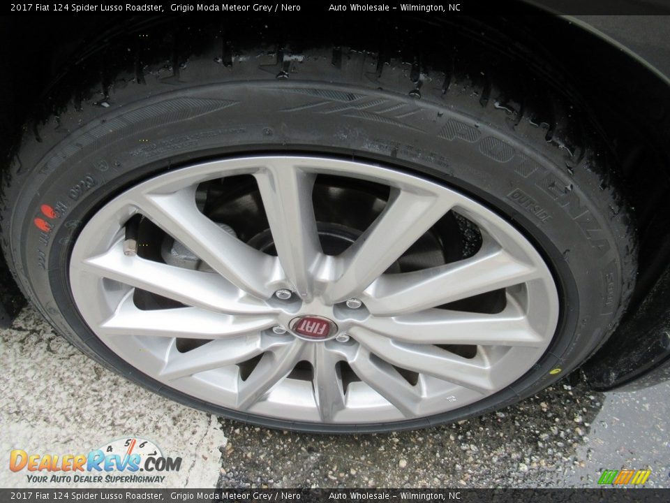 2017 Fiat 124 Spider Lusso Roadster Grigio Moda Meteor Grey / Nero Photo #7