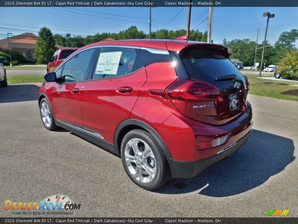2020 Chevrolet Bolt EV LT Cajun Red Tintcoat / Dark Galvanized/­Sky Cool Gray Photo #7