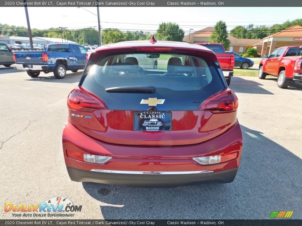 2020 Chevrolet Bolt EV LT Cajun Red Tintcoat / Dark Galvanized/­Sky Cool Gray Photo #8