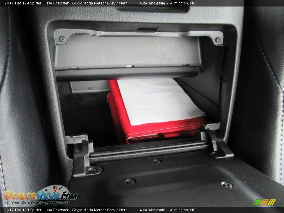 2017 Fiat 124 Spider Lusso Roadster Grigio Moda Meteor Grey / Nero Photo #14