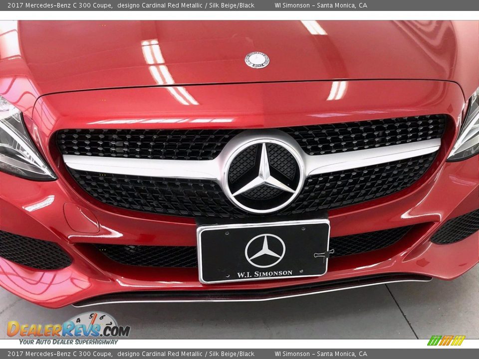 2017 Mercedes-Benz C 300 Coupe designo Cardinal Red Metallic / Silk Beige/Black Photo #33