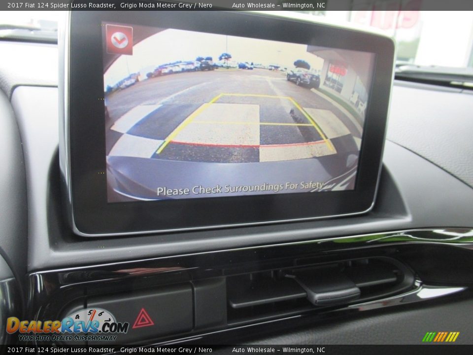 2017 Fiat 124 Spider Lusso Roadster Grigio Moda Meteor Grey / Nero Photo #17