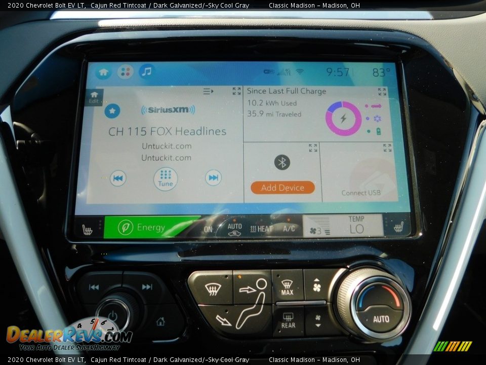 Controls of 2020 Chevrolet Bolt EV LT Photo #16