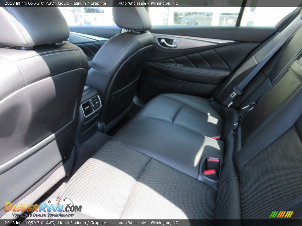 2018 Infiniti Q50 3.0t AWD Liquid Platinum / Graphite Photo #11