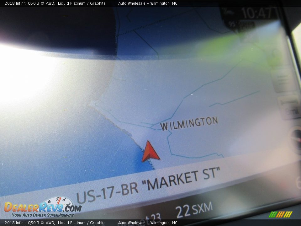2018 Infiniti Q50 3.0t AWD Liquid Platinum / Graphite Photo #17