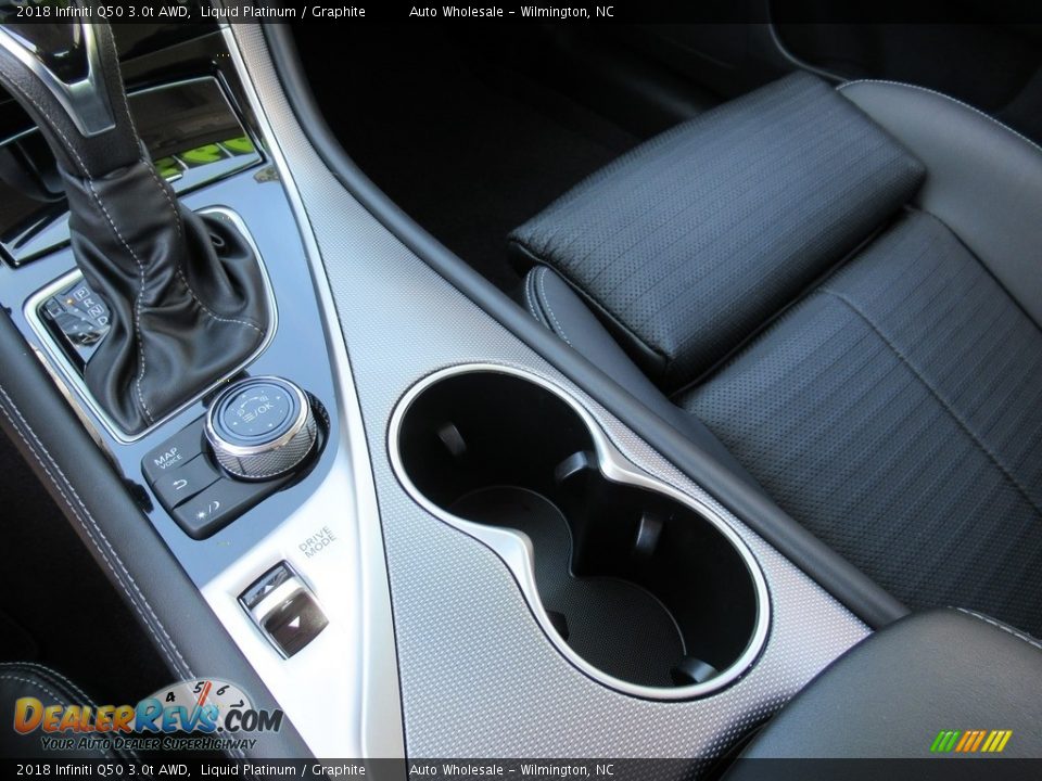 2018 Infiniti Q50 3.0t AWD Liquid Platinum / Graphite Photo #20