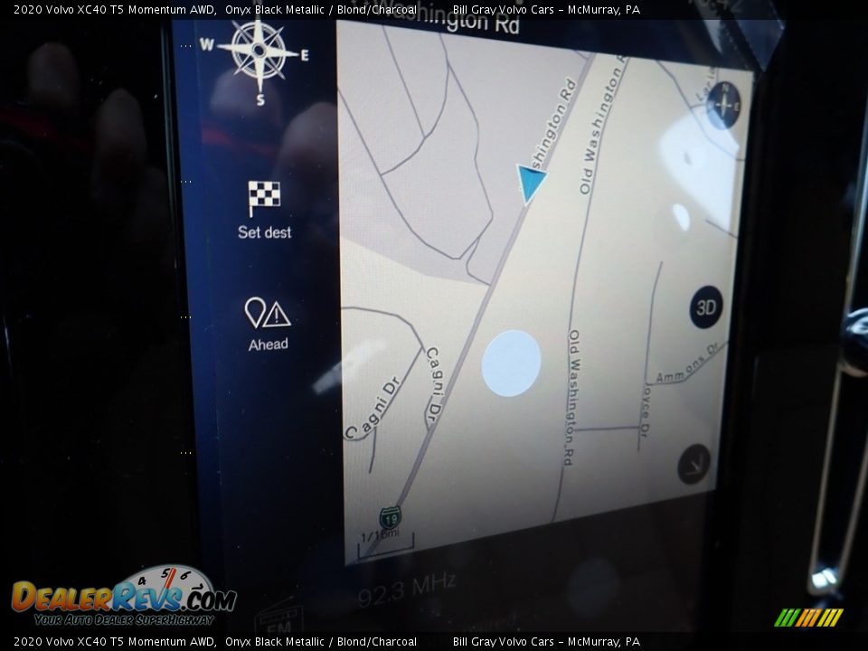 2020 Volvo XC40 T5 Momentum AWD Onyx Black Metallic / Blond/Charcoal Photo #13