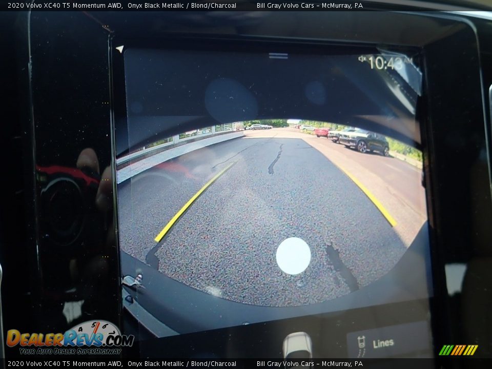 2020 Volvo XC40 T5 Momentum AWD Onyx Black Metallic / Blond/Charcoal Photo #15