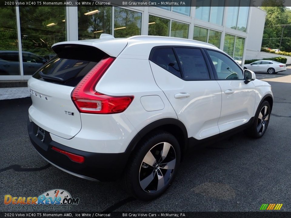 2020 Volvo XC40 T5 Momentum AWD Ice White / Charcoal Photo #2