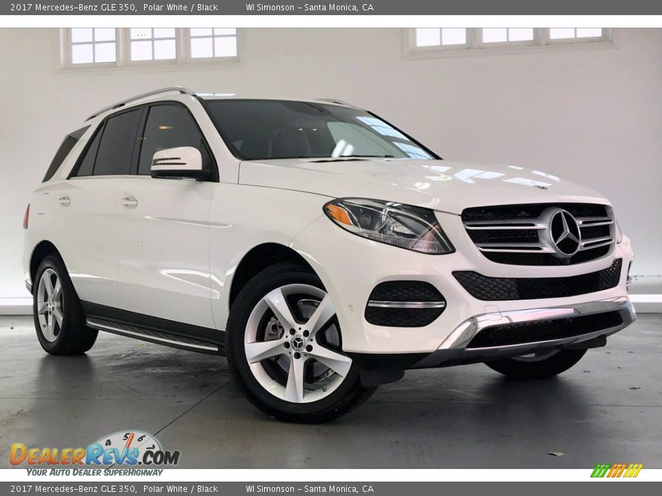 2017 Mercedes-Benz GLE 350 Polar White / Black Photo #34