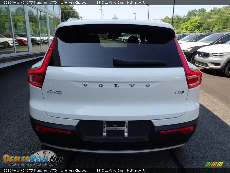 2020 Volvo XC40 T5 Momentum AWD Ice White / Charcoal Photo #3