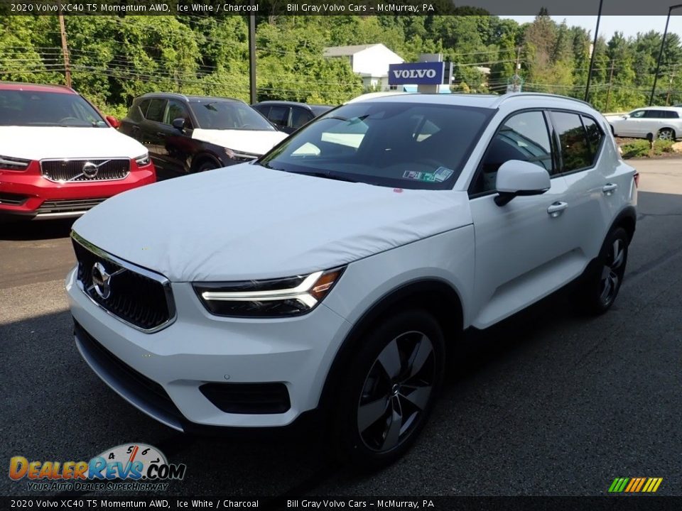 2020 Volvo XC40 T5 Momentum AWD Ice White / Charcoal Photo #5