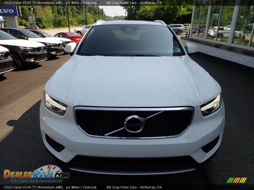 2020 Volvo XC40 T5 Momentum AWD Ice White / Charcoal Photo #6