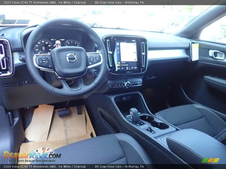 2020 Volvo XC40 T5 Momentum AWD Ice White / Charcoal Photo #9