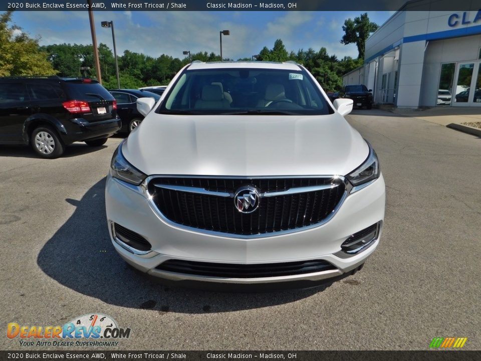 2020 Buick Enclave Essence AWD White Frost Tricoat / Shale Photo #2