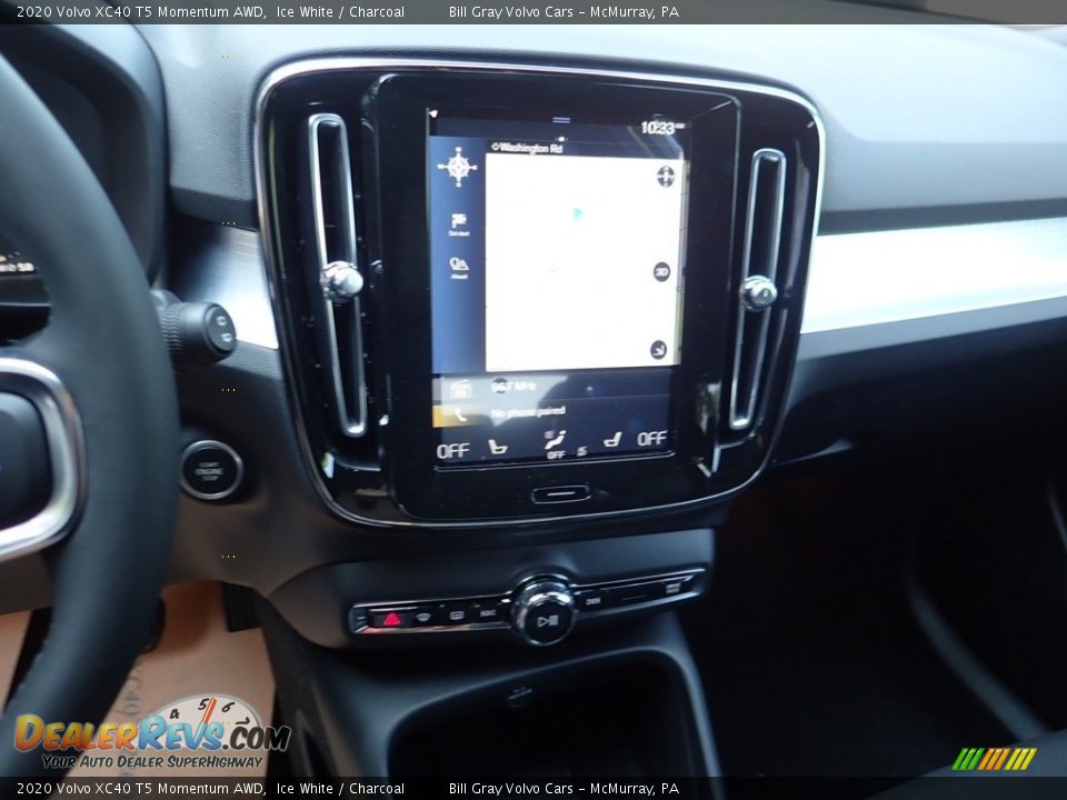 2020 Volvo XC40 T5 Momentum AWD Ice White / Charcoal Photo #14