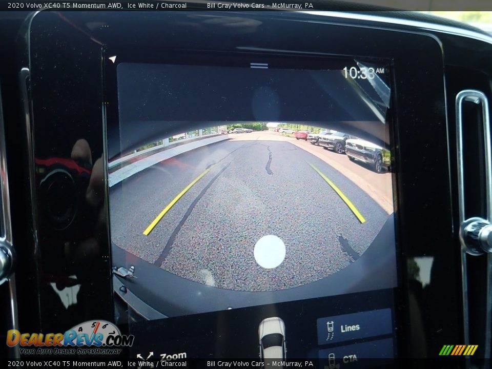 2020 Volvo XC40 T5 Momentum AWD Ice White / Charcoal Photo #15