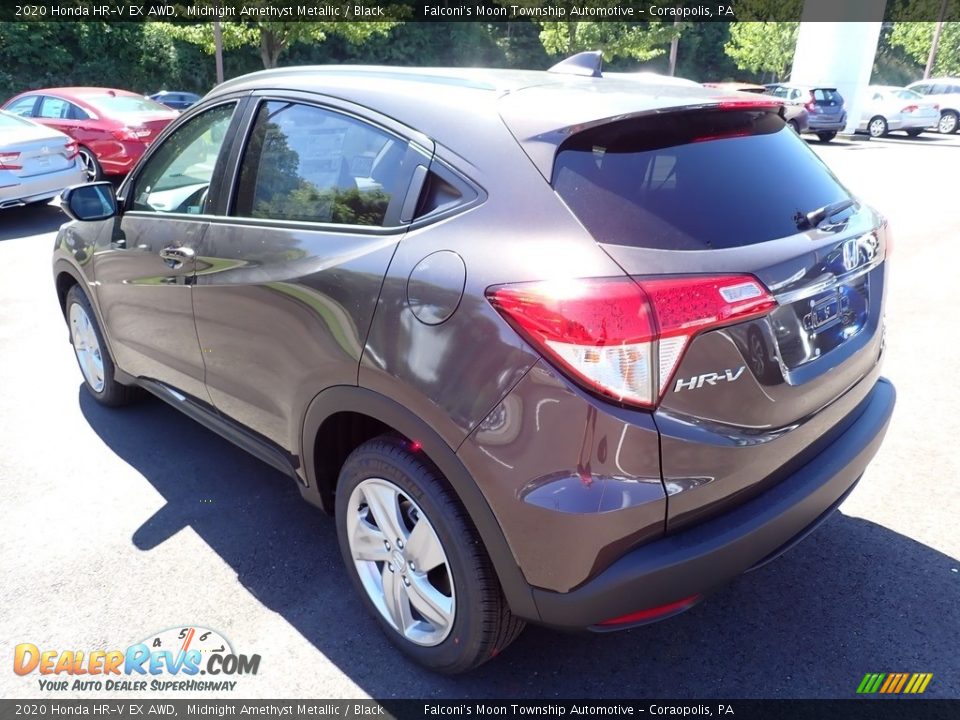 2020 Honda HR-V EX AWD Midnight Amethyst Metallic / Black Photo #3