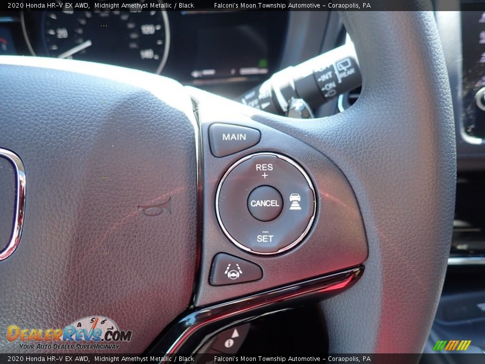 2020 Honda HR-V EX AWD Midnight Amethyst Metallic / Black Photo #14