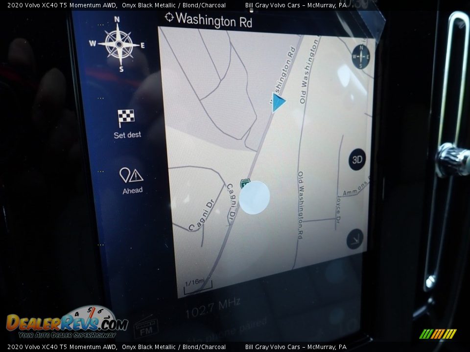 2020 Volvo XC40 T5 Momentum AWD Onyx Black Metallic / Blond/Charcoal Photo #13