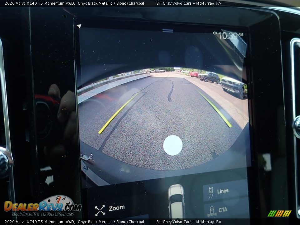 2020 Volvo XC40 T5 Momentum AWD Onyx Black Metallic / Blond/Charcoal Photo #15