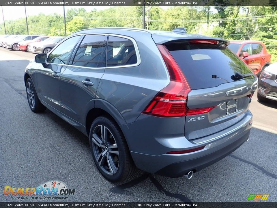 2020 Volvo XC60 T6 AWD Momentum Osmium Grey Metallic / Charcoal Photo #4