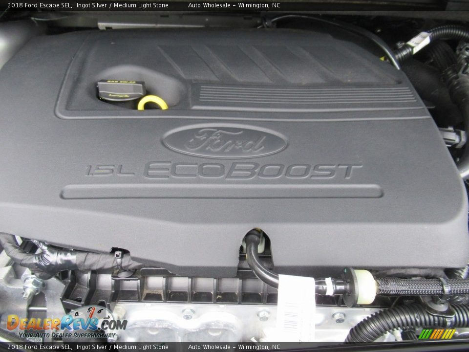 2018 Ford Escape SEL Ingot Silver / Medium Light Stone Photo #6
