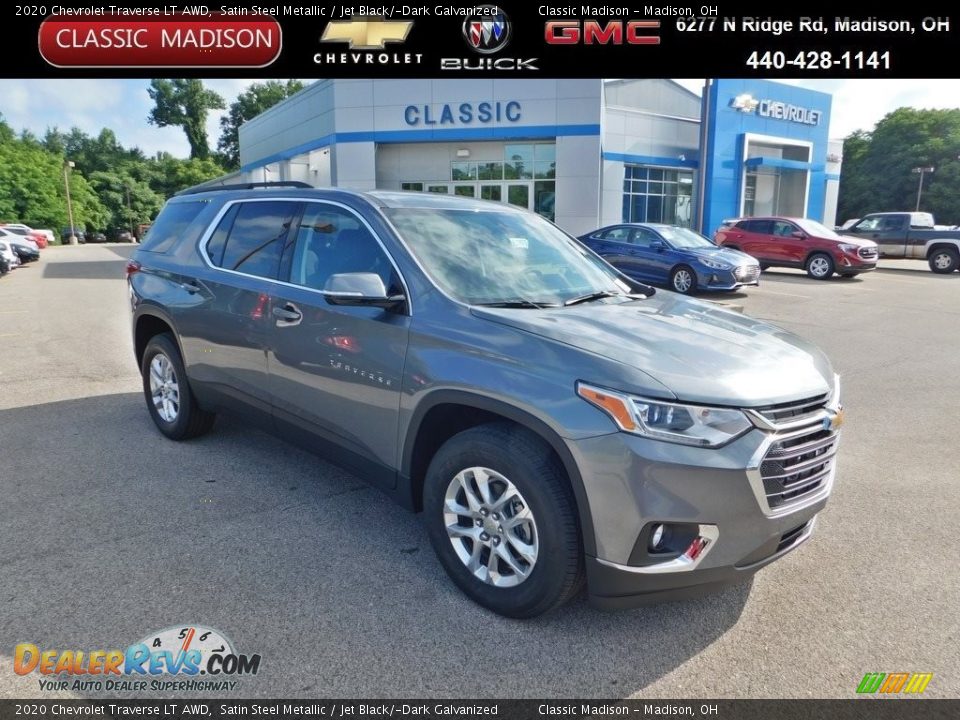 2020 Chevrolet Traverse LT AWD Satin Steel Metallic / Jet Black/­Dark Galvanized Photo #1