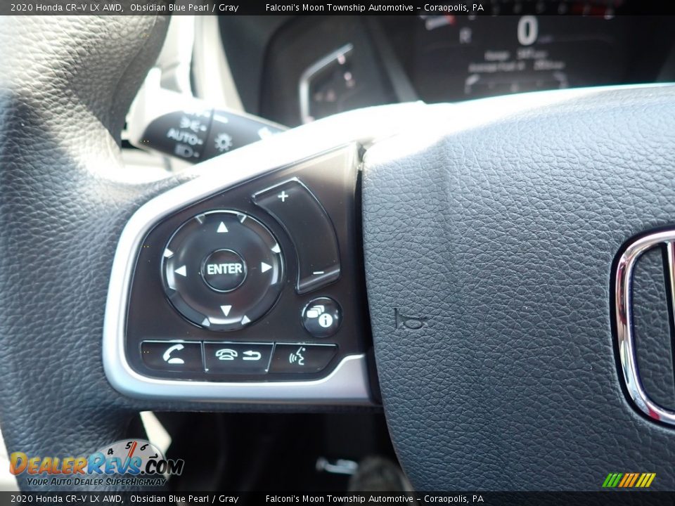 2020 Honda CR-V LX AWD Steering Wheel Photo #15