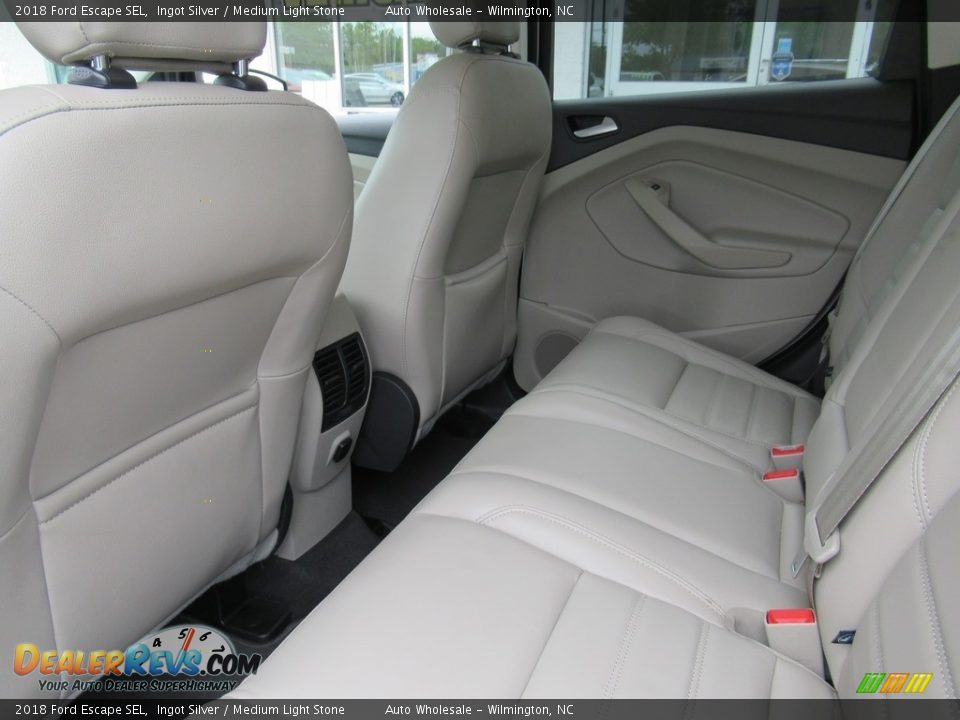 2018 Ford Escape SEL Ingot Silver / Medium Light Stone Photo #11