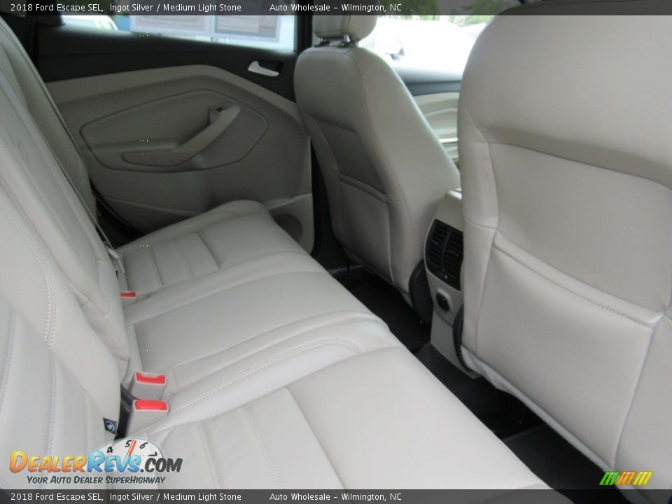 2018 Ford Escape SEL Ingot Silver / Medium Light Stone Photo #13