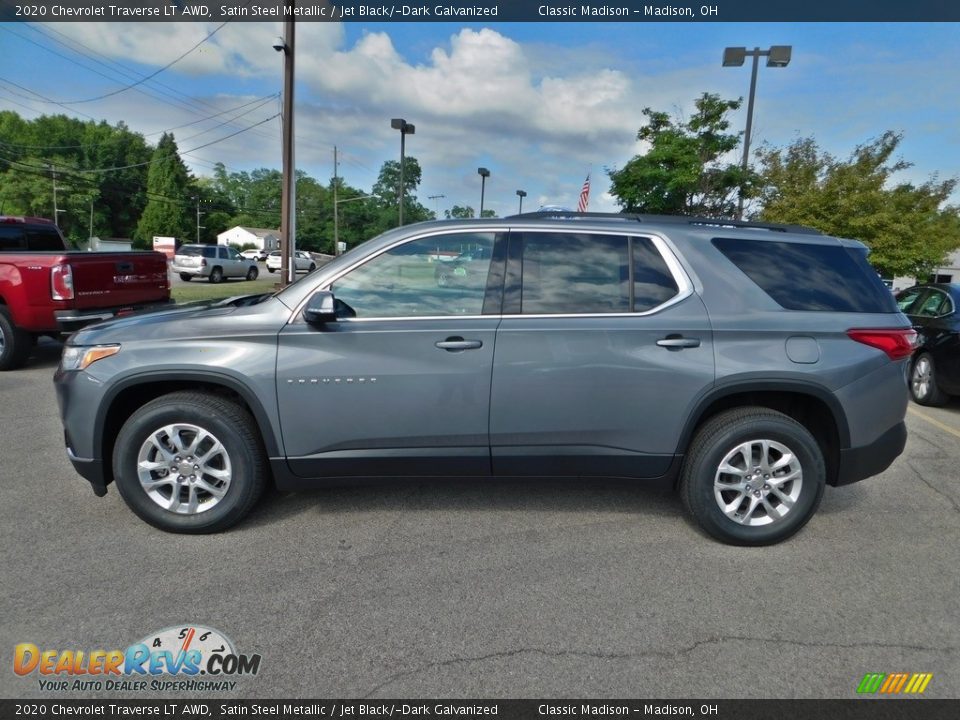2020 Chevrolet Traverse LT AWD Satin Steel Metallic / Jet Black/­Dark Galvanized Photo #6