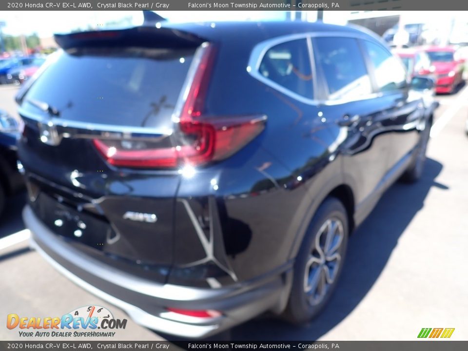 2020 Honda CR-V EX-L AWD Crystal Black Pearl / Gray Photo #4
