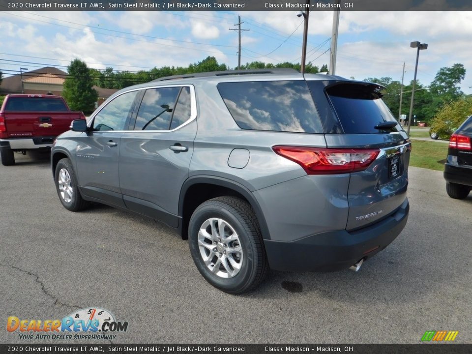 2020 Chevrolet Traverse LT AWD Satin Steel Metallic / Jet Black/­Dark Galvanized Photo #7