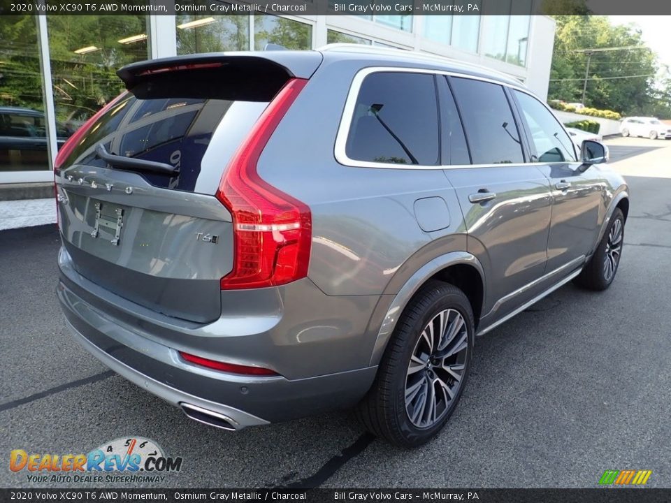 2020 Volvo XC90 T6 AWD Momentum Osmium Gray Metallic / Charcoal Photo #2