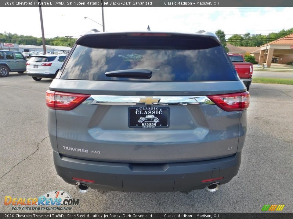 2020 Chevrolet Traverse LT AWD Satin Steel Metallic / Jet Black/­Dark Galvanized Photo #8