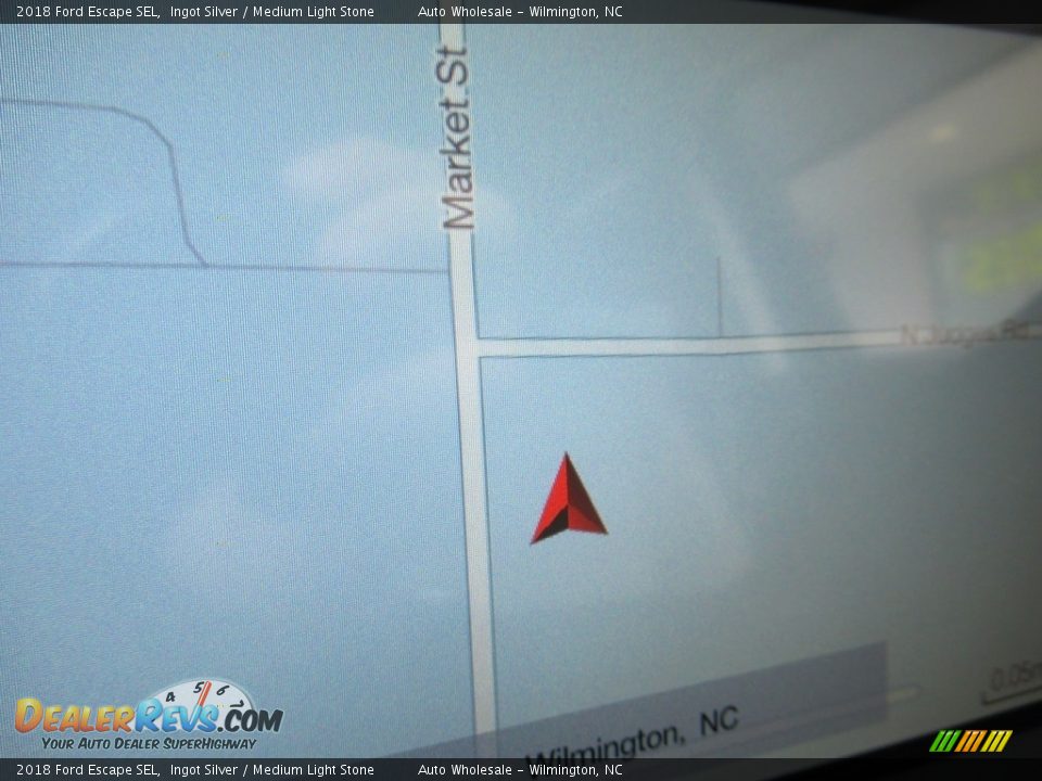 2018 Ford Escape SEL Ingot Silver / Medium Light Stone Photo #16