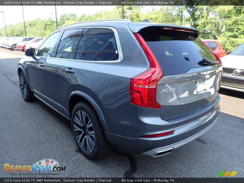 2020 Volvo XC90 T6 AWD Momentum Osmium Gray Metallic / Charcoal Photo #4