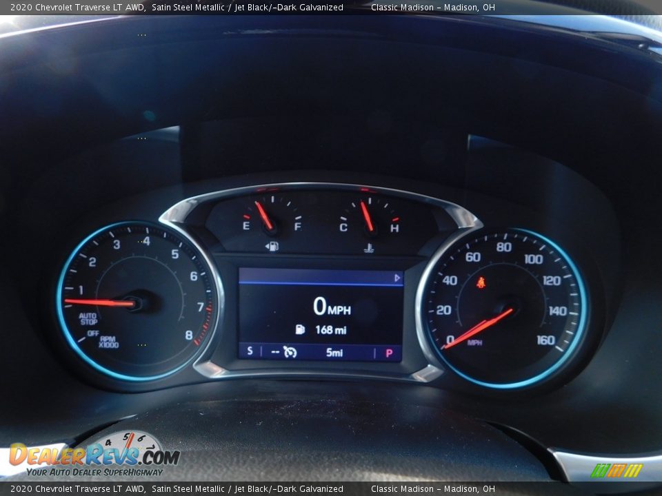 2020 Chevrolet Traverse LT AWD Satin Steel Metallic / Jet Black/­Dark Galvanized Photo #14